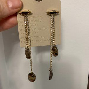 Gold plated Anthropologie earings